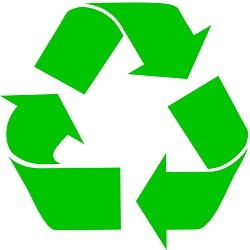 Zielone strzałki symbolizujące recykling