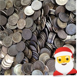 pieniądze akcja ile waży św. Mikołaj