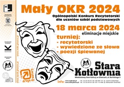 plakat dotyczący konkursu mały OKR
