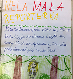 Praca konkursowa "Nela mała reporterka"