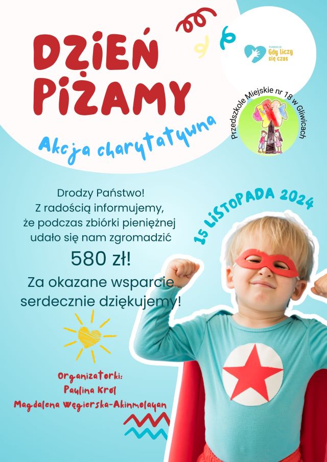 plakat z akcji piżama