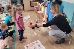 Śnieżynki z Panią pedagog