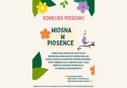 Plakat konkursu piosenki