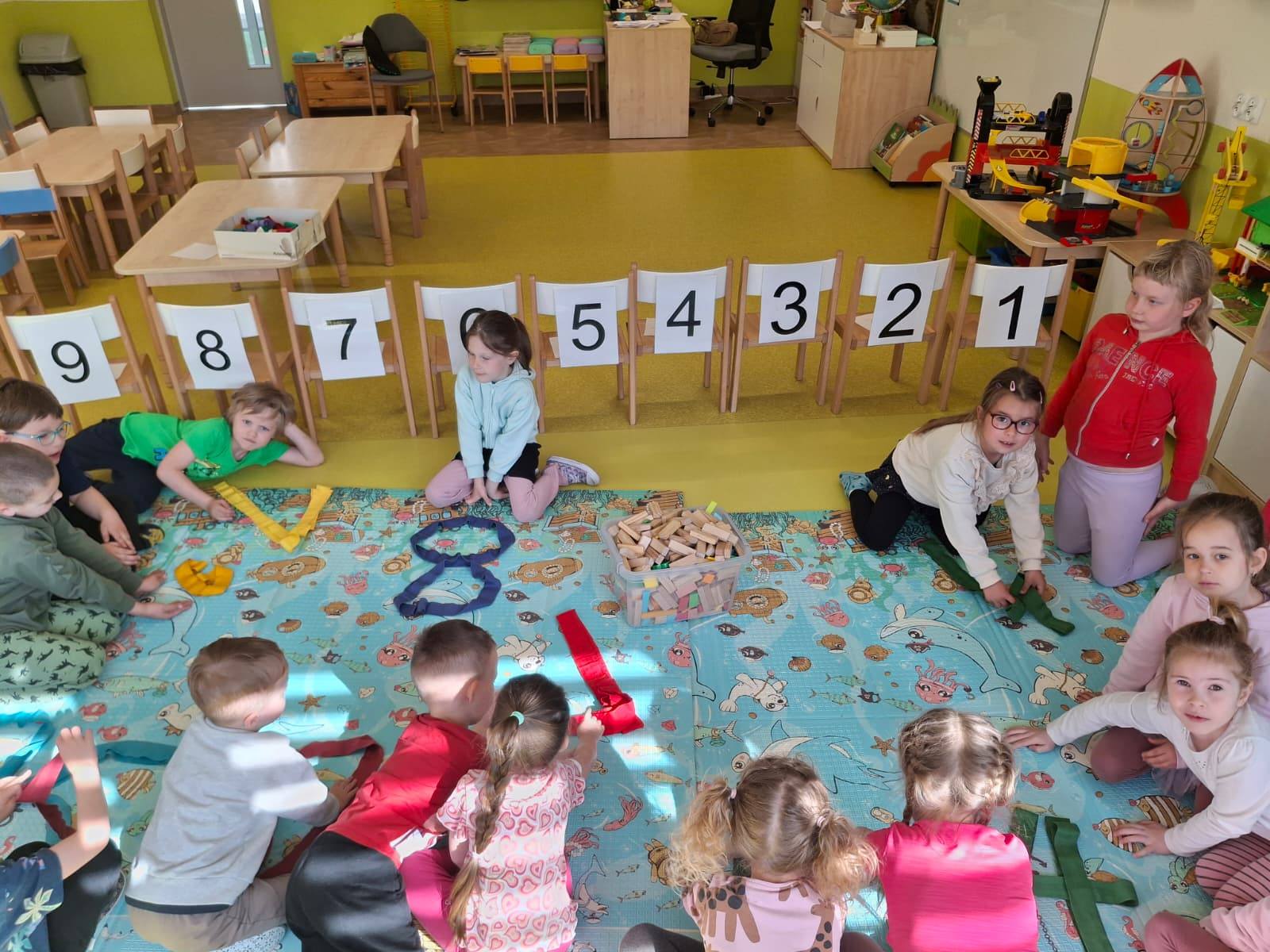 Bąbelki realizujące program ,,Kolorowa matematyka"