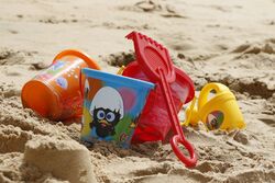 Plaża i wiaderka